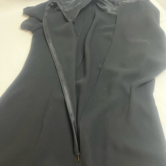 VTG Dress Sz S Collar Academia Wednesday Adams Gothic Dark Academia Difference - Picture 11 of 12